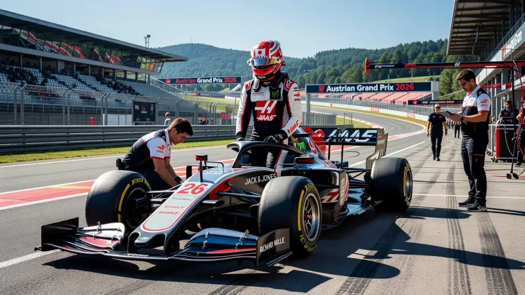 Hirakawa Returns to F1 Action with Haas for Austrian GP FP1
