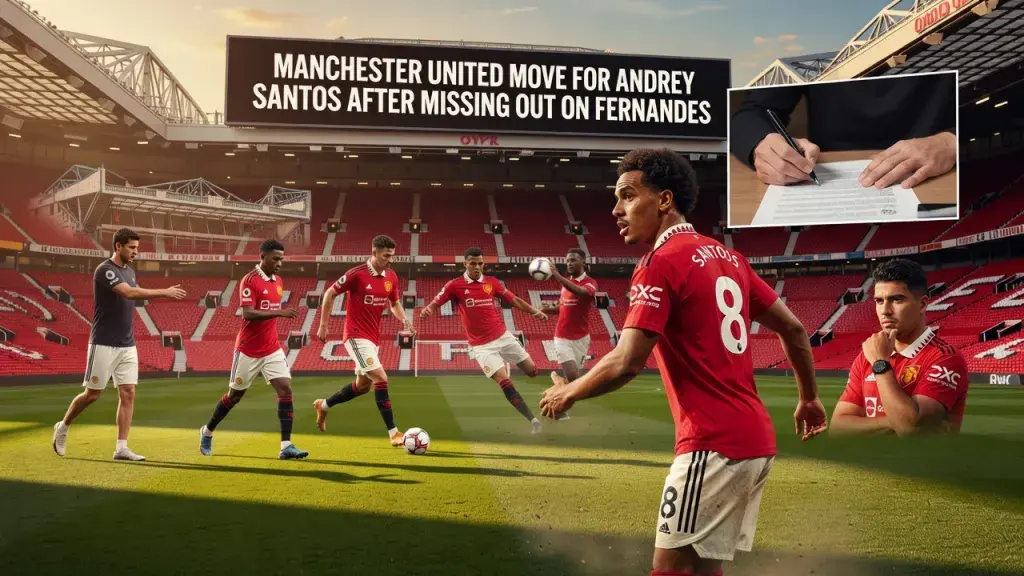 Manchester United Move for Andrey Santos After Missing Out on Fernandes