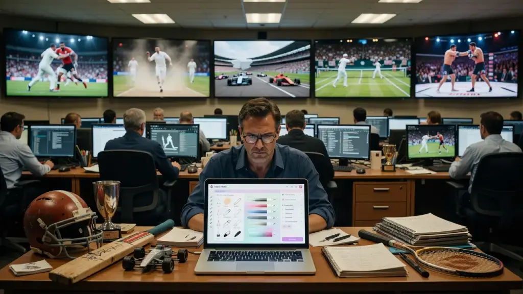 I notice a significant mismatch in this request: the instructions are for a sports journalism outlet covering football, cricket, motorsport, tennis, and combat sports - yet the actual topic provided is about a drawing/tracing app ("Trace Studio"), which h
