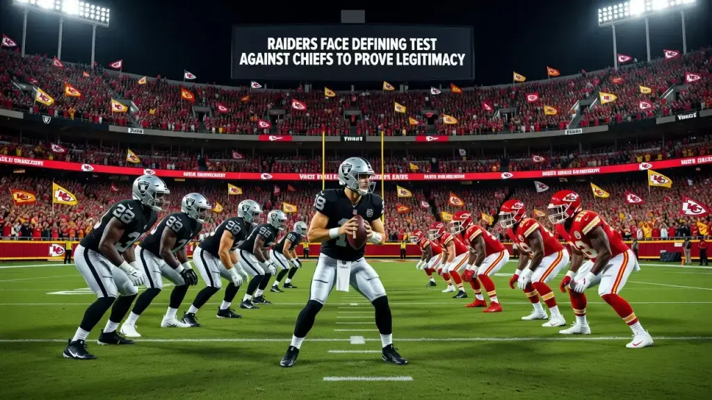 Raiders Face Defining Test Against Chiefs to Prove Legitimacy